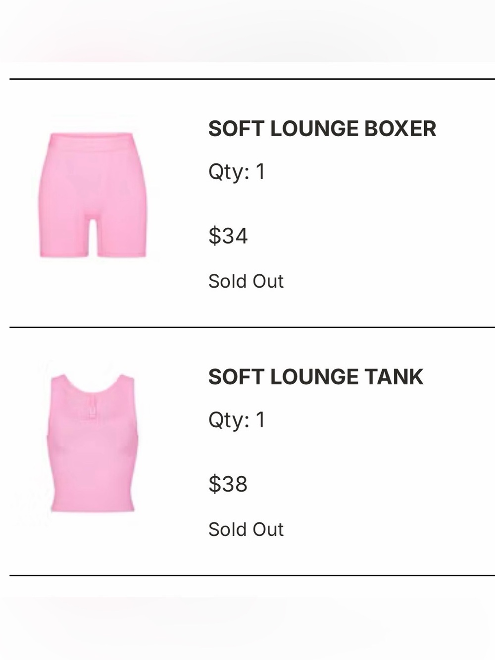 Soft Lounge Tank & Boxer - Pink
